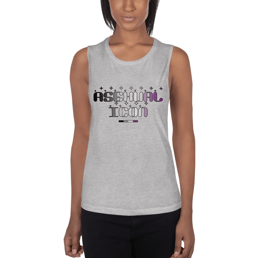 Asexual Icon Women's Flowy Muscle Tank product image (4)