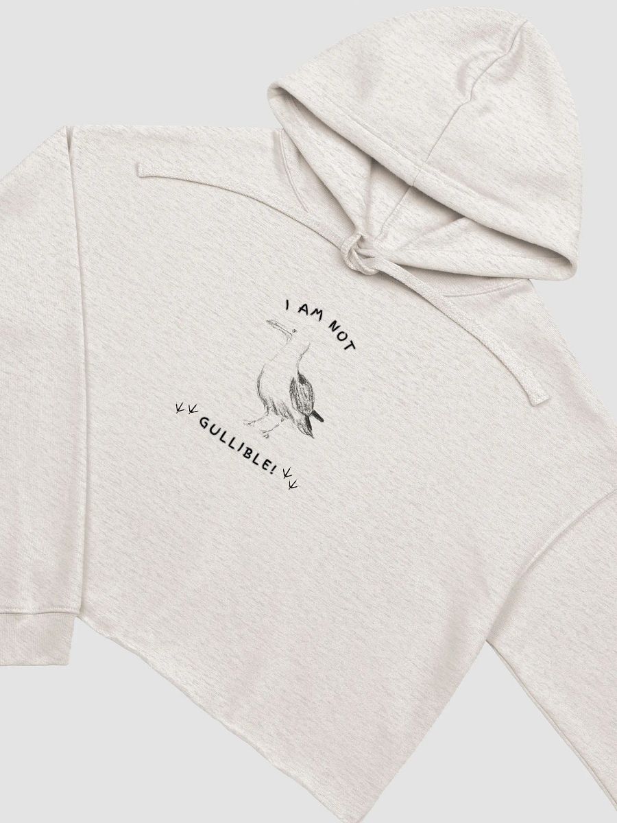 I am not Gullible! Crop Hoodie product image (9)