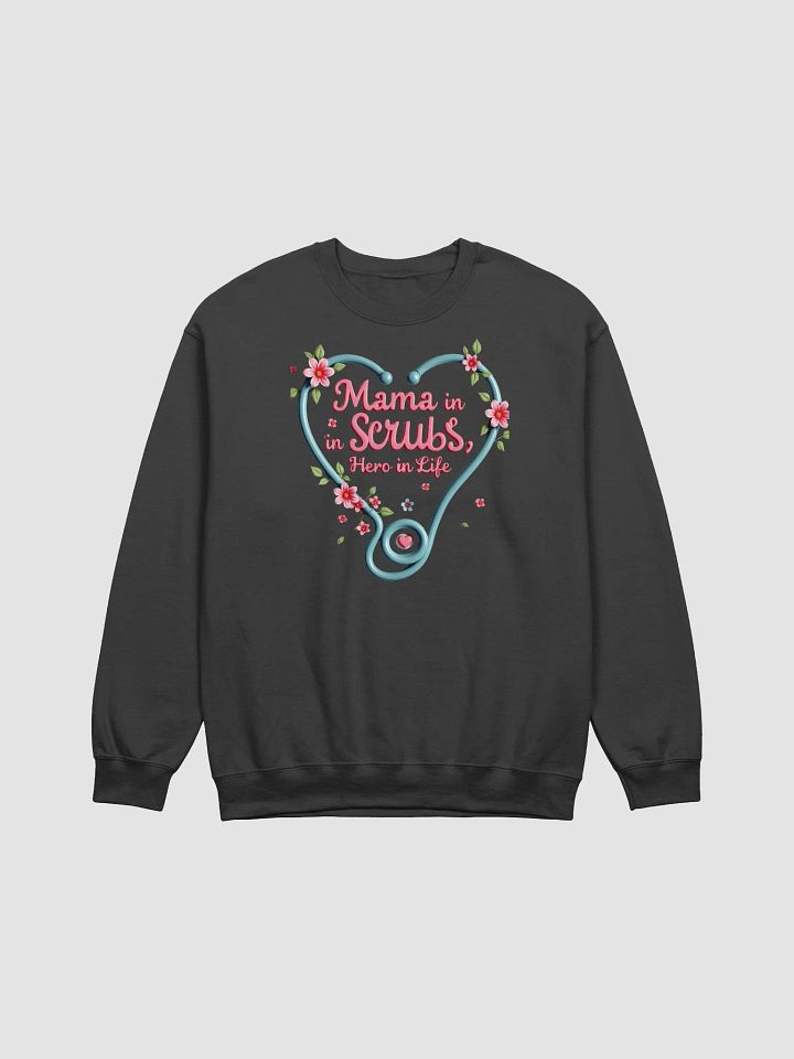 Mama in Scrubs Crewneck Sweatshirt product image (3)