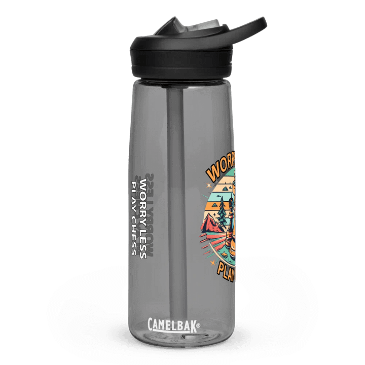 WORRY LESS PLAY CHESS - Sports Water Bottle product image (1)