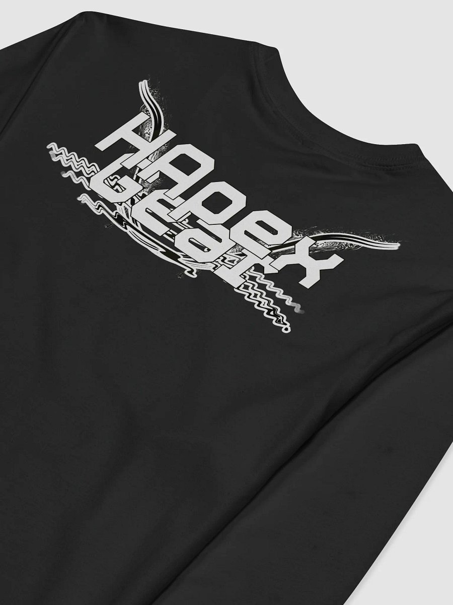White HApex Gear Black Logo - Premium Fitted Long Sleeve Crew product image (4)