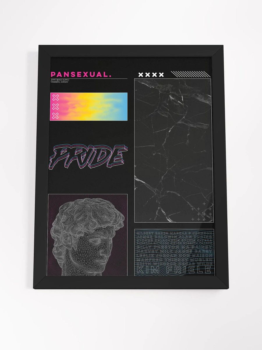 Pansexual Pride Framed Poster product image (20)
