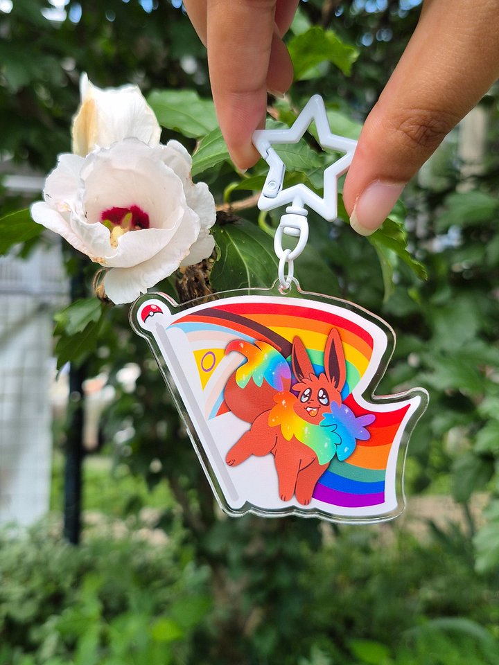 Pride Eevee Charm product image (1)
