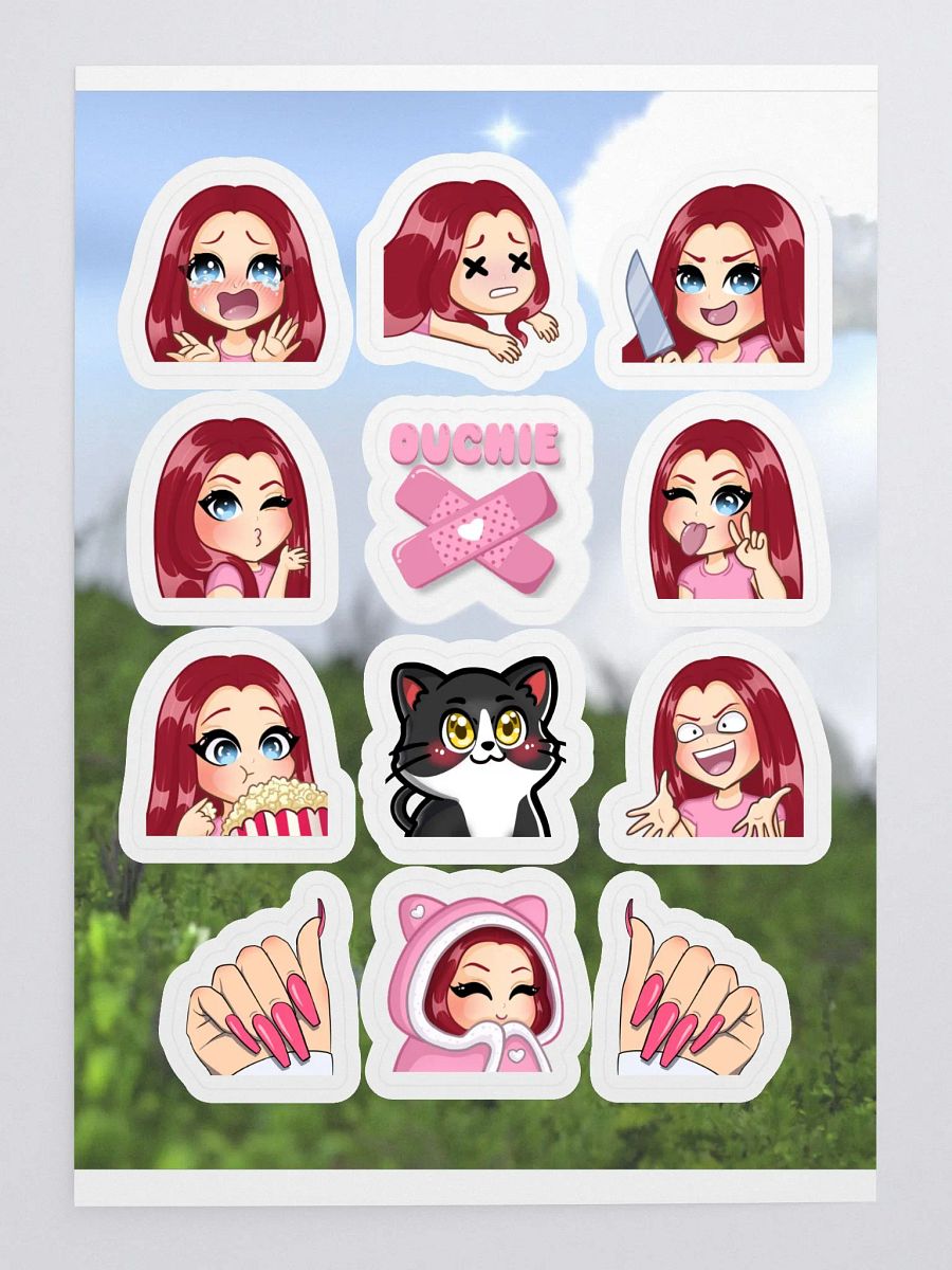 Oouchee Expressions Sticker Sheet product image (3)