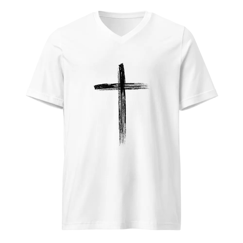 Cross V neck T-Shirt product image (1)