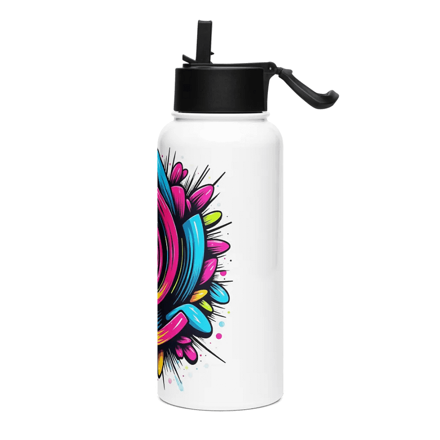Vibrant Dynamics Stainless Steel Water Bottle with a Straw Lid product image (3)