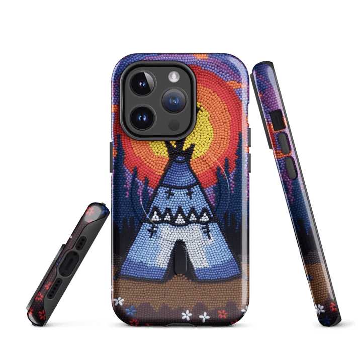 Sunrise Teepee Faux-Beaded iPhone® Case product image (3)