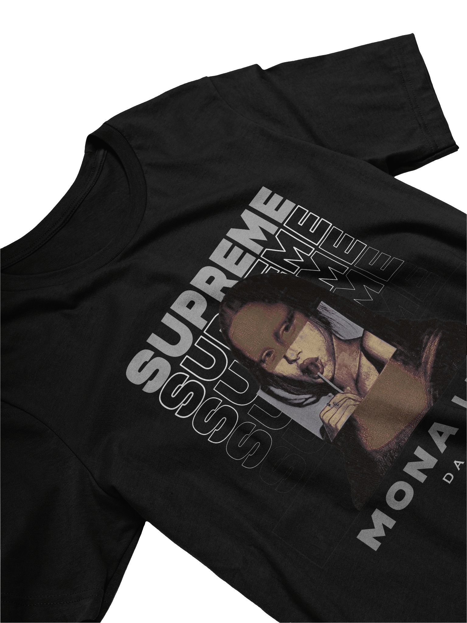 Street Art Mona Lisa Graphic Tee product image (3)