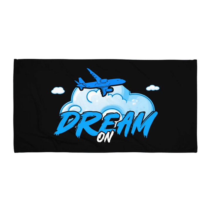 Dream On Towel (Black) product image (1)