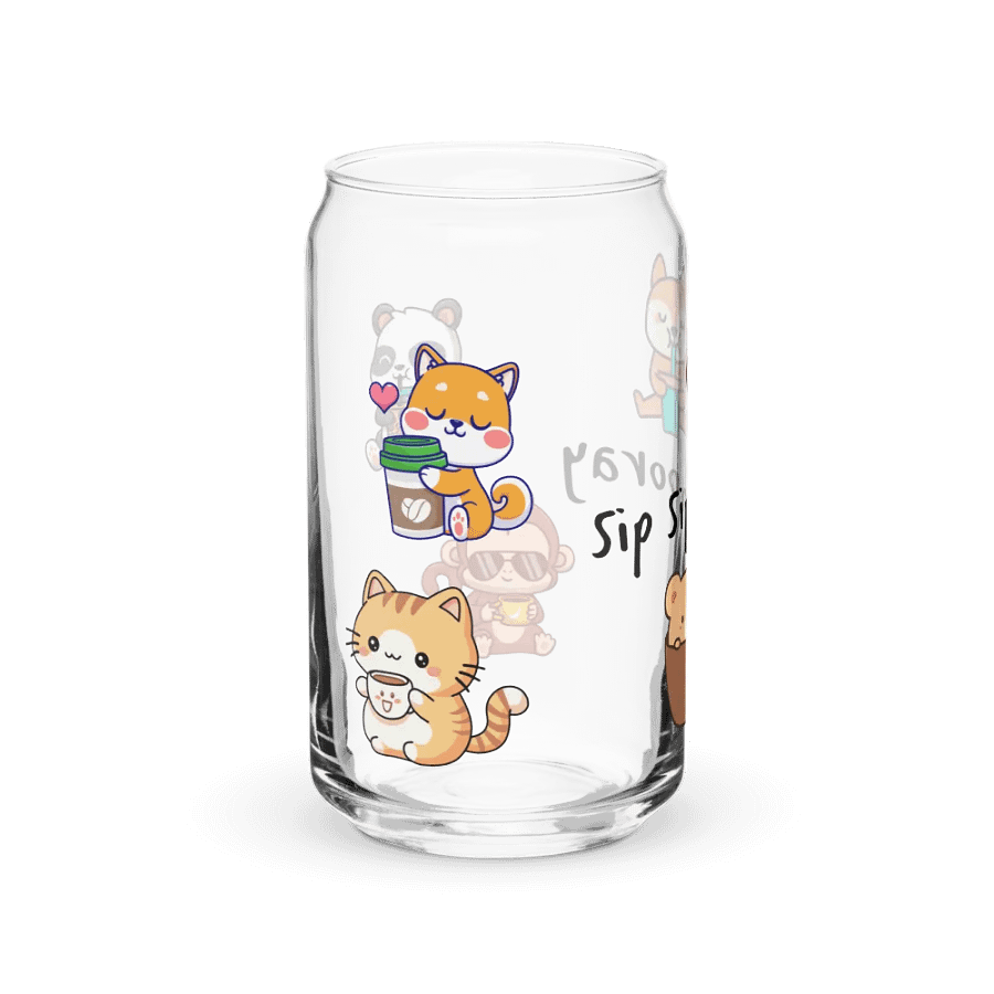 Adorable Animal Can-Shaped Glass Set product image (8)