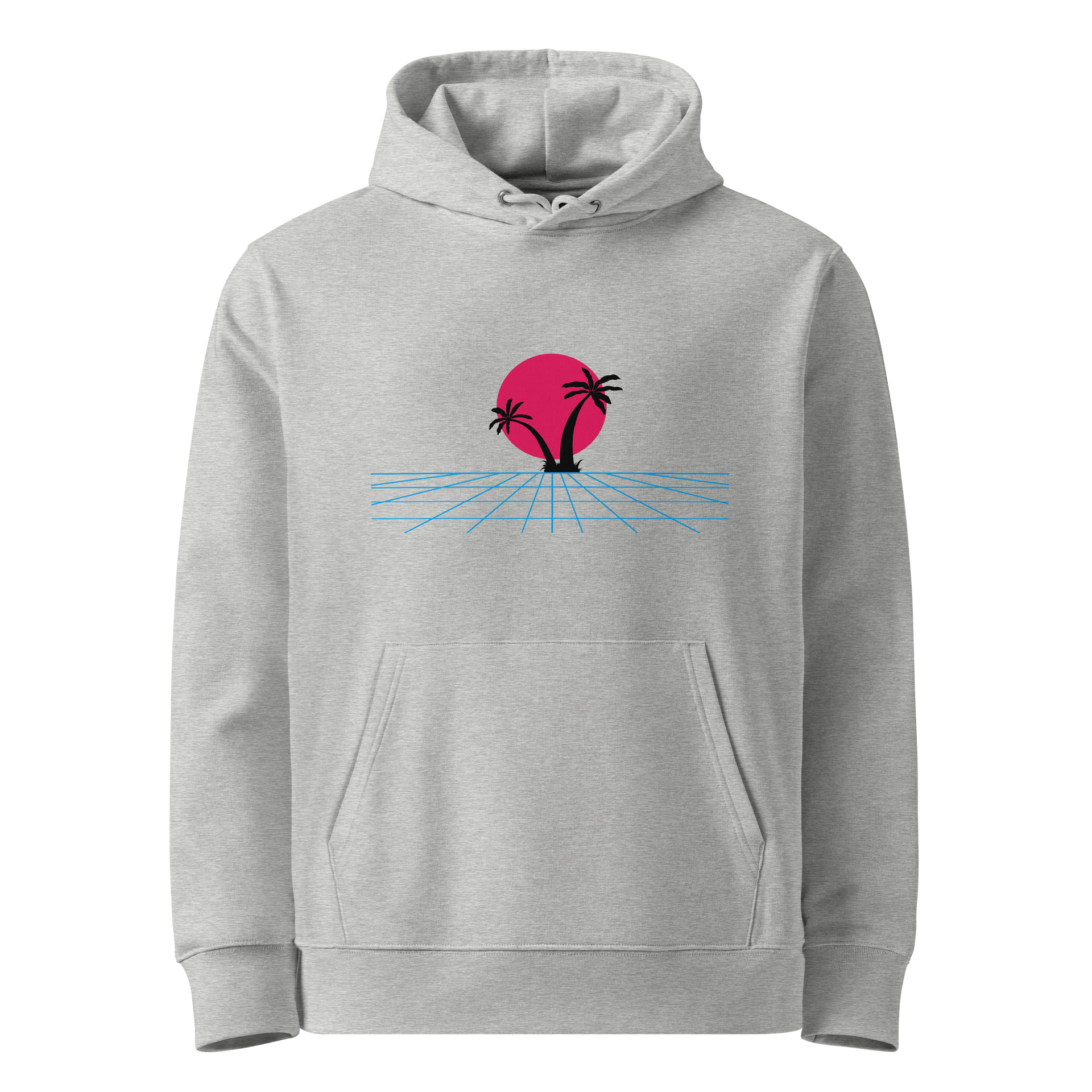 Retro Palm Trees Organic Hoodie product image (1)