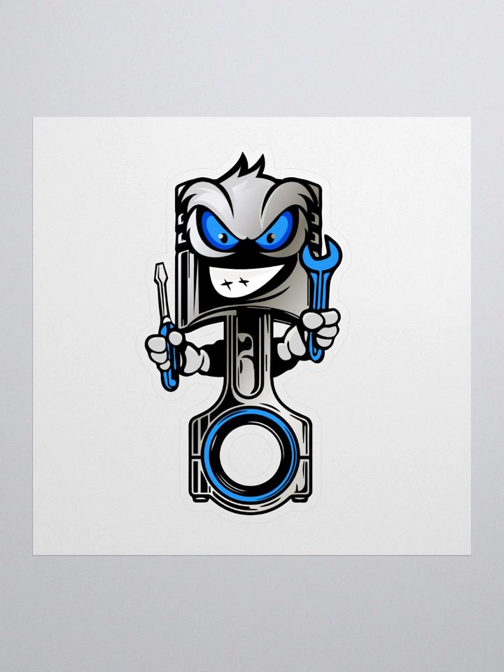 Mischievous Piston Sticker product image (1)