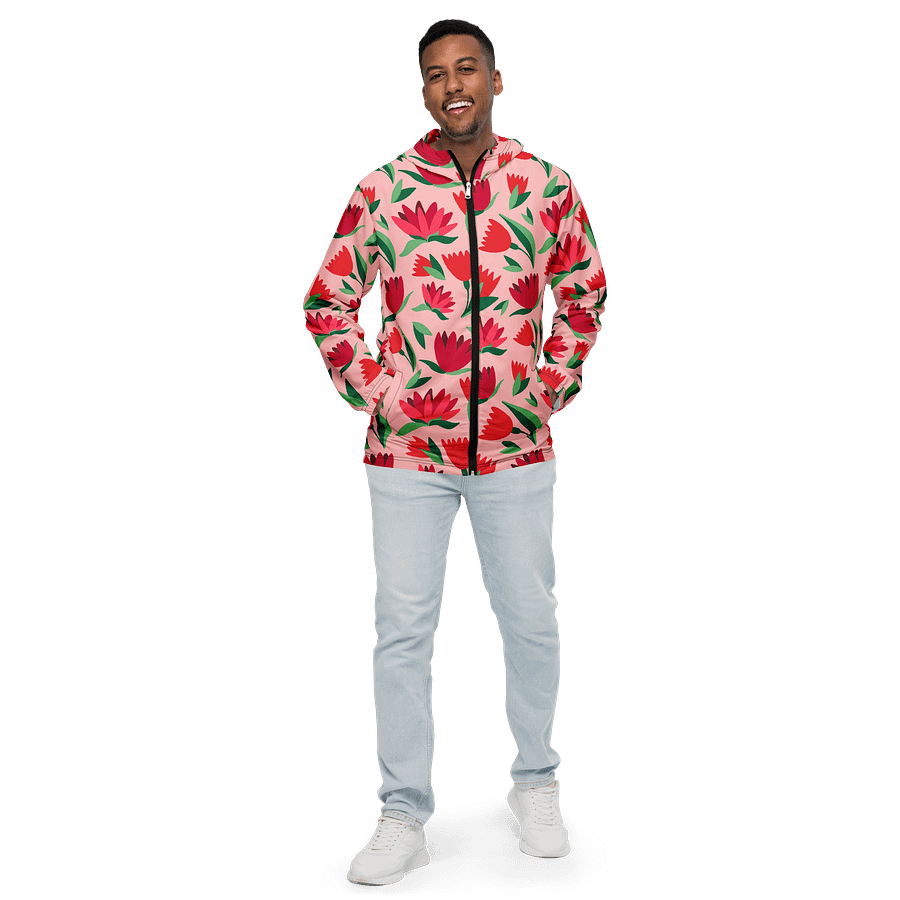 Cosmic Rose All-Over Windbreaker product image (1)