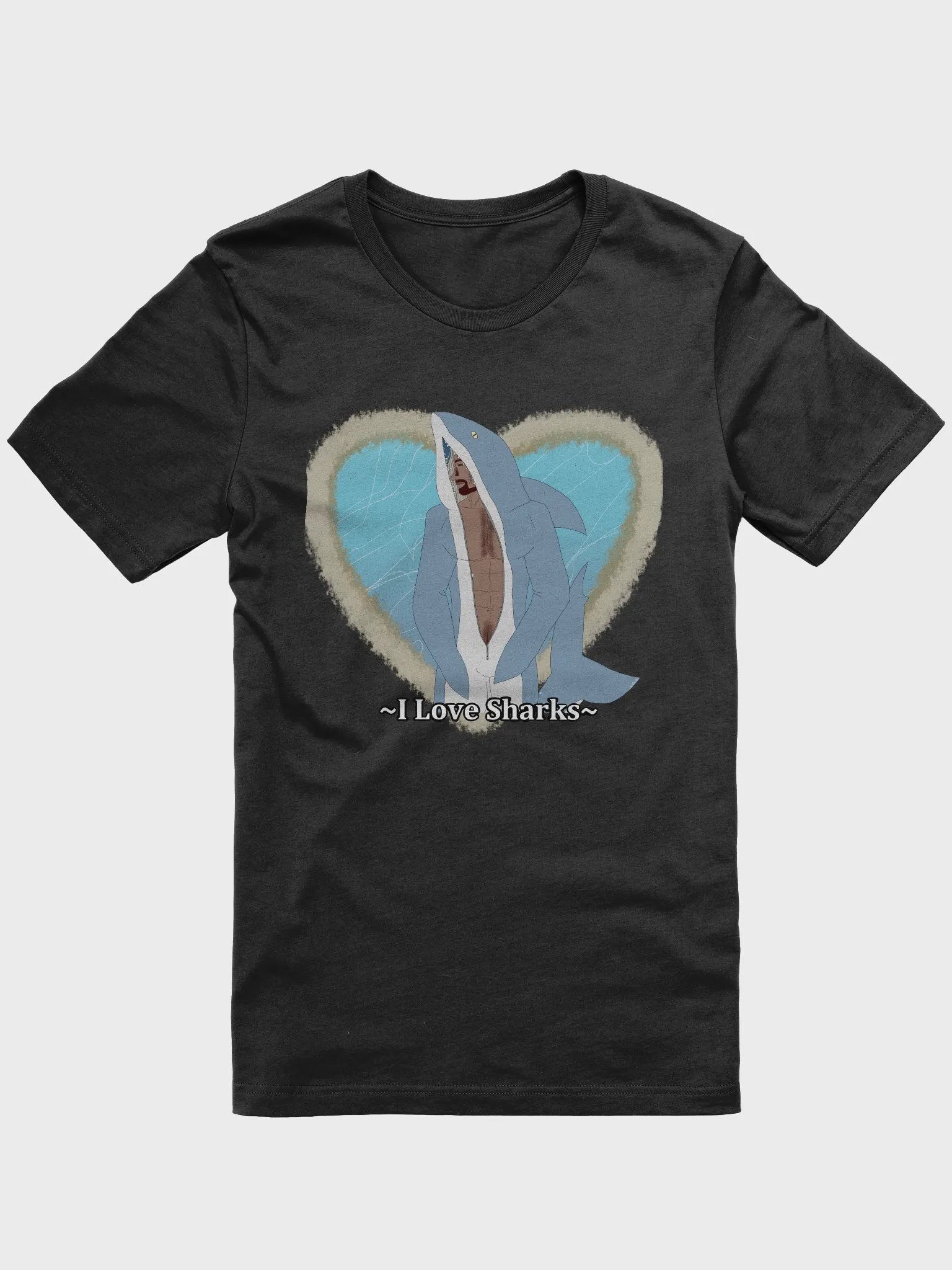 I love Sharks T-shirt product image (3)