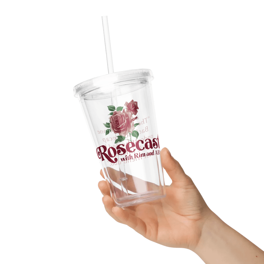 Retro Rose Plastic Tumbler (Doubled-Walled) product image (7)