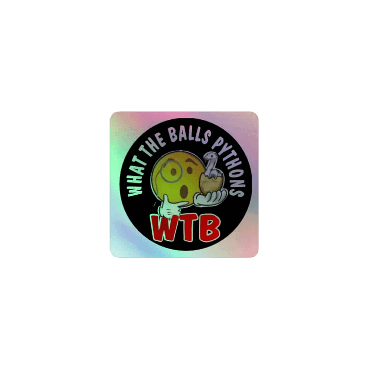 WTB Adult Logo 2 Holographic Sticker Sheet product image (1)