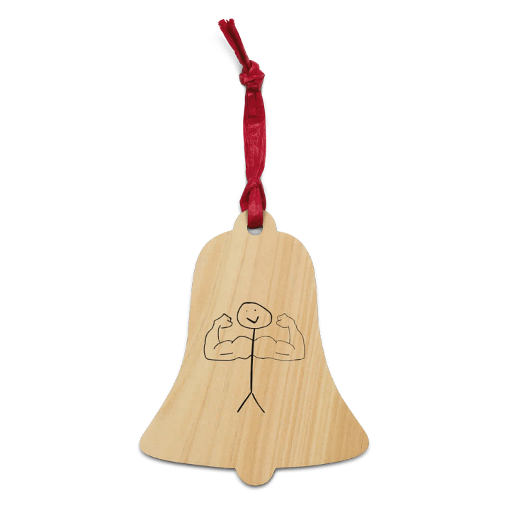 Bulked Up Vibes Wooden Ornaments product image (1)