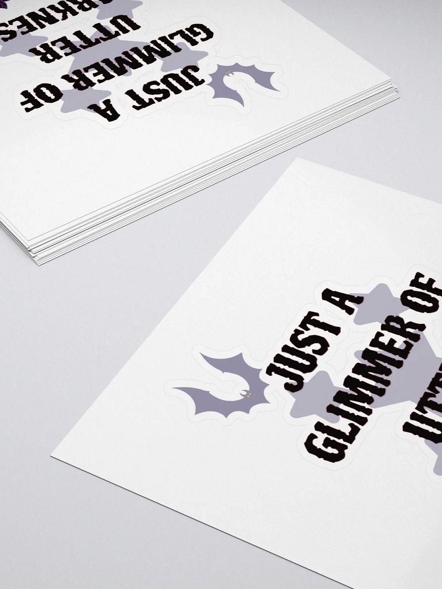 Glimmer of Darkness Kiss Cut Stickers product image (4)