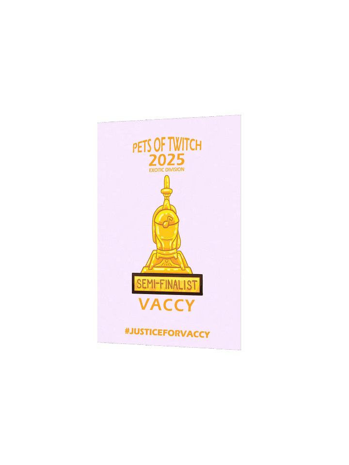 #JusticeForVaccy Print product image (2)