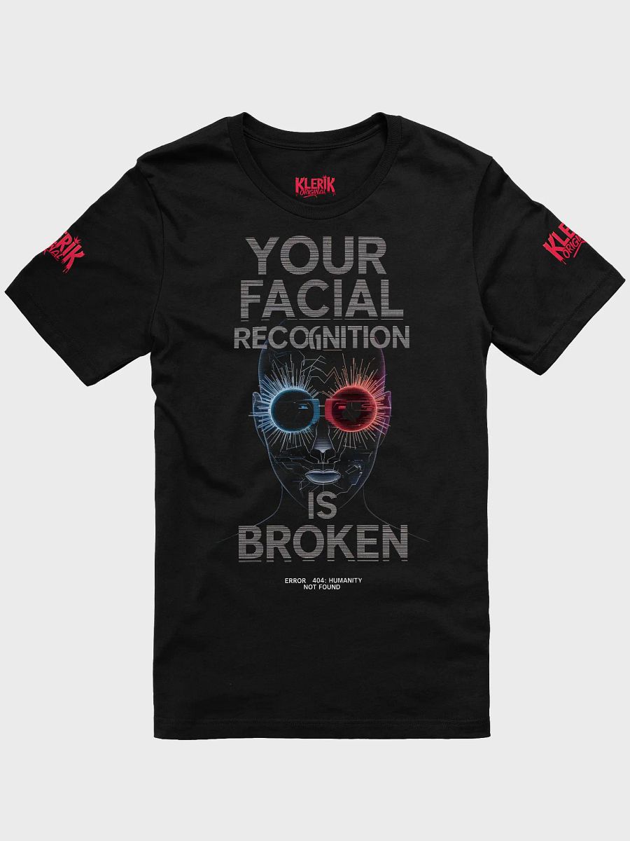 Rebellion Glitch T-Shirt - your facial recognition is broken product image (1)