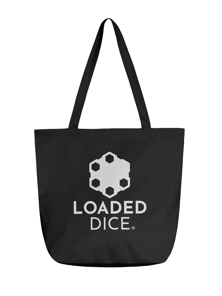 Loaded Dice Graphic Tote Bag Black product image (1)