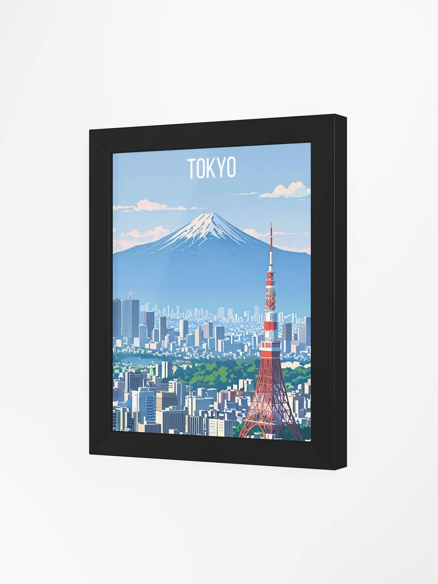 Tokyo Skyline: The Heart of the City Framed High-Quality Matte Poster product image (3)