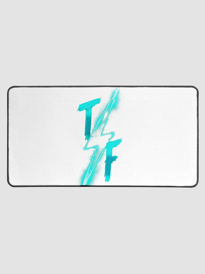 Neon Thunderbolt Desk Mat product image (1)