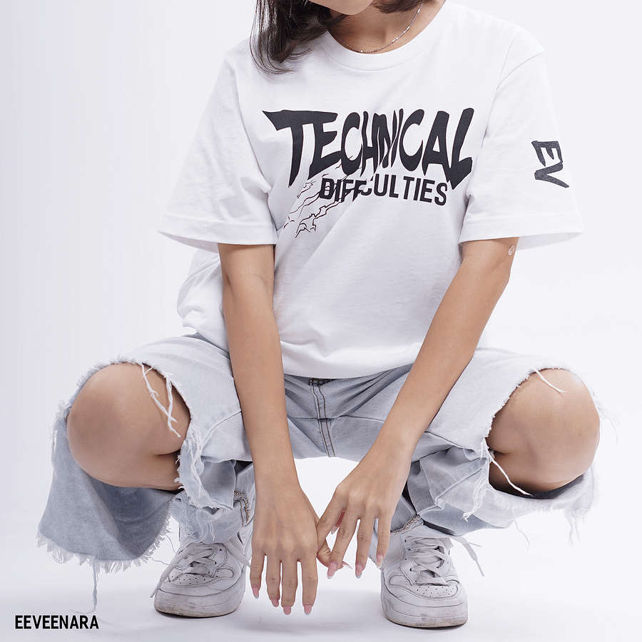 TECHNICAL DIFFICULTIES TEE - [WHITE] product image (6)