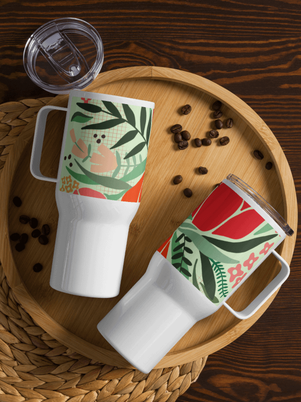Bold Botanical Bliss Travel Mug product image (4)
