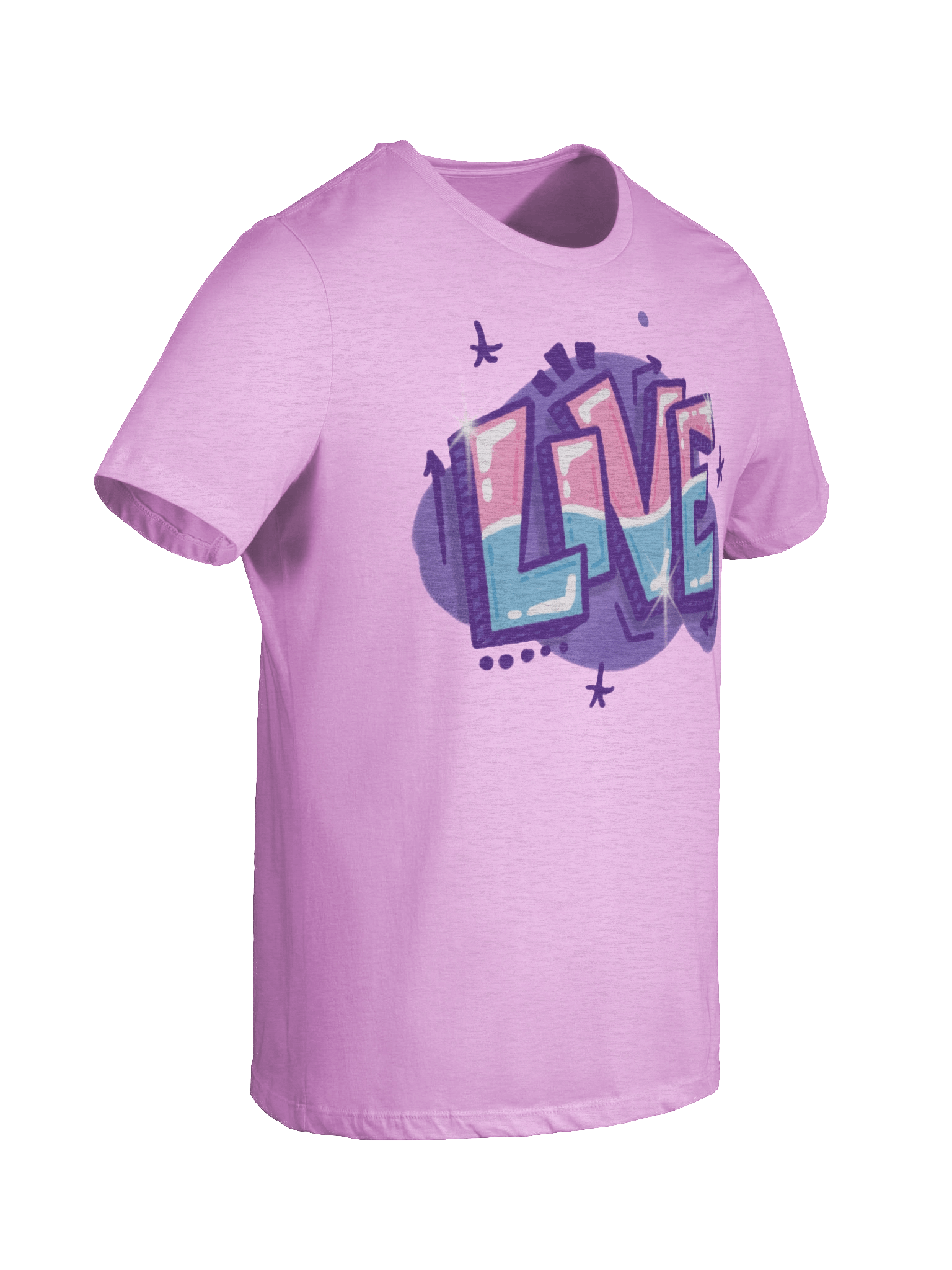 "LIVE" - Kawaiifiti Style - Women's Relaxed-fit T-Shirt (Light) product image (31)