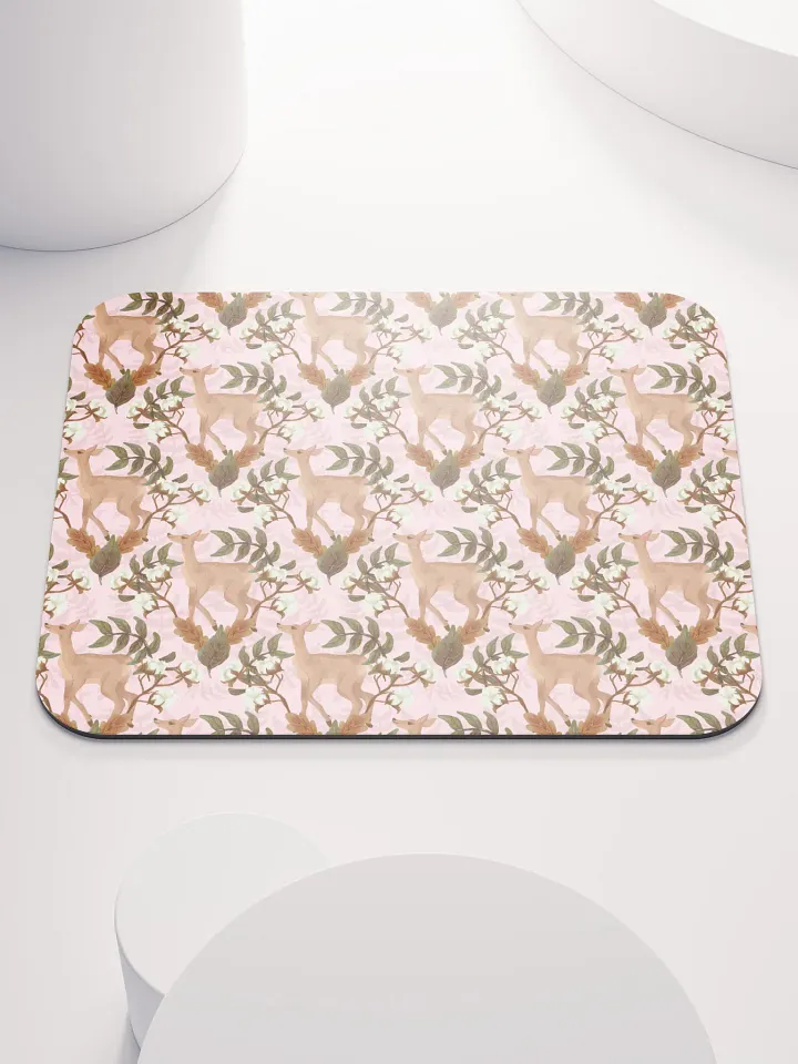 Fall in the Fields, Pink Mouse Pad product image (1)