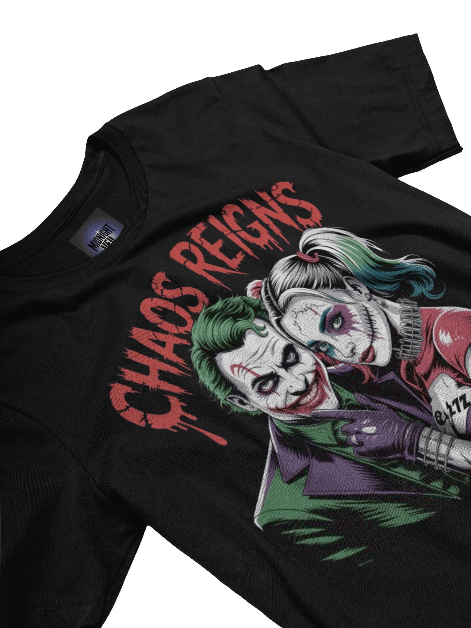 Chaos Reigns: Joker and Harley Quinn Diabolical Embrace T-Shirt product image (5)
