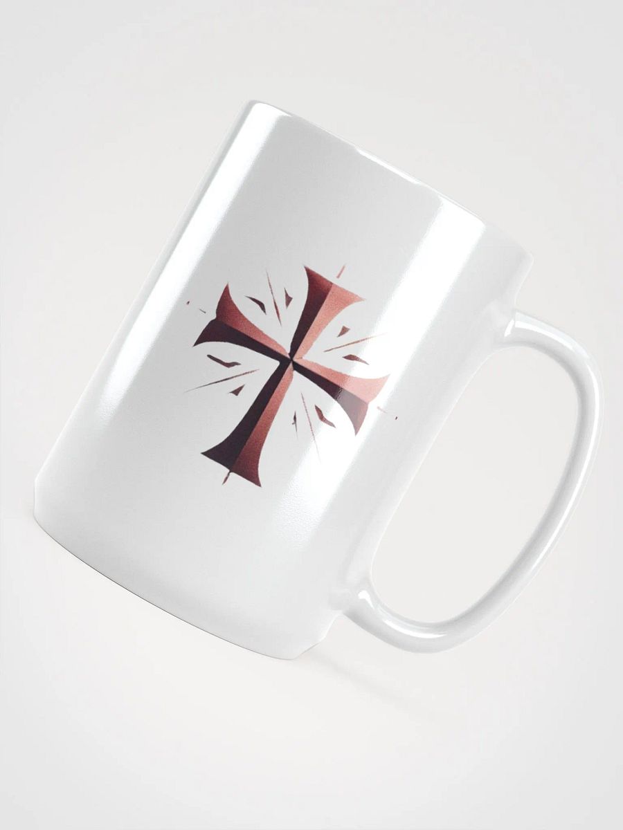 Deus Vult White Glossy Mug product image (4)