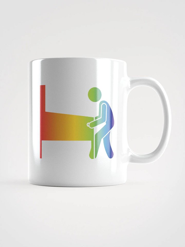 White Rainbow Silhouette Mug product image (3)