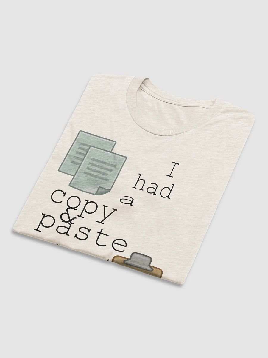 I Had A Copy & Paste Education - Colour - Bella+Canvas Triblend Short Sleeve T-Shirt product image (4)