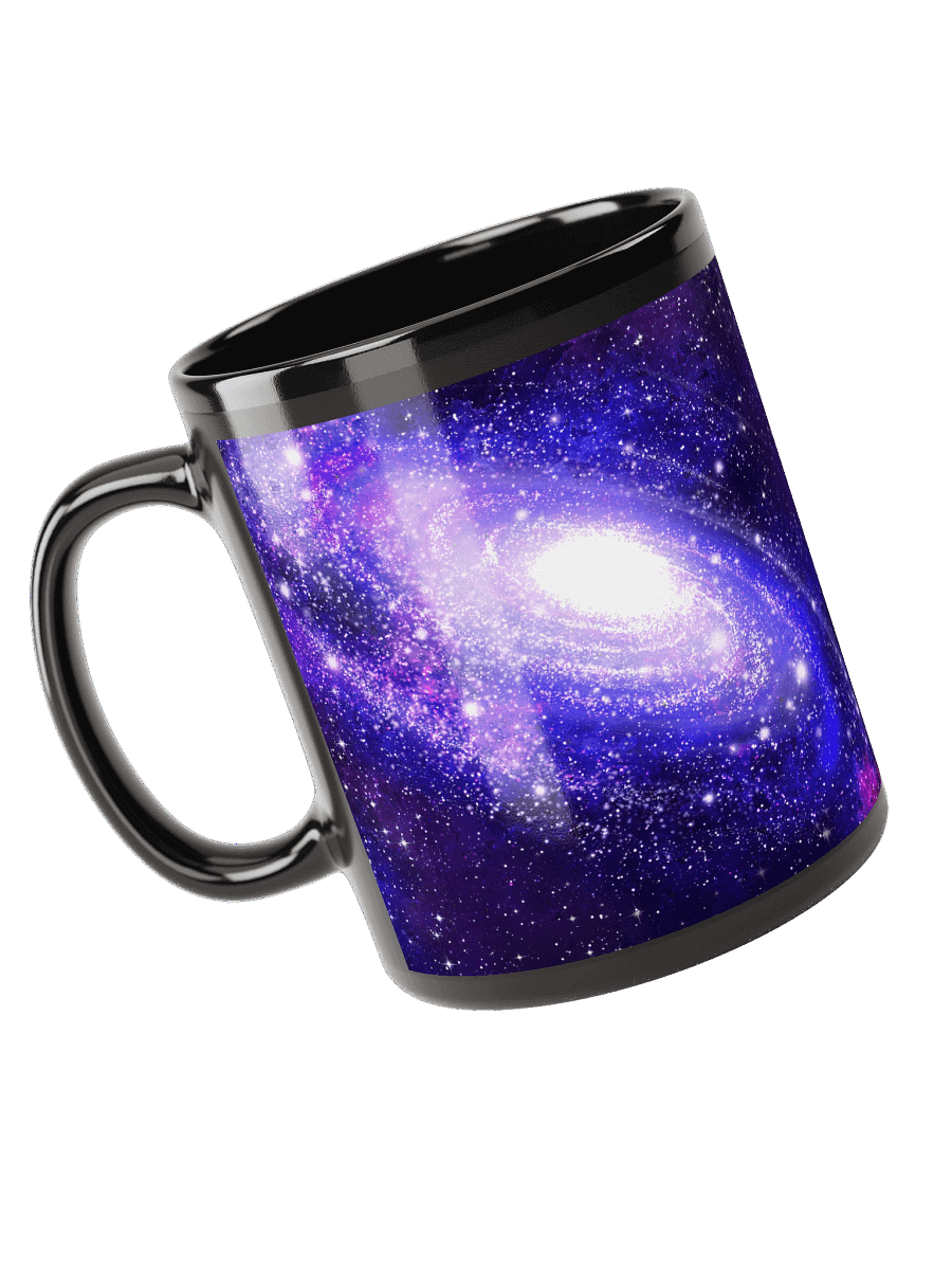 Floating Moona in Galaxy Black Glossy Mug product image (6)