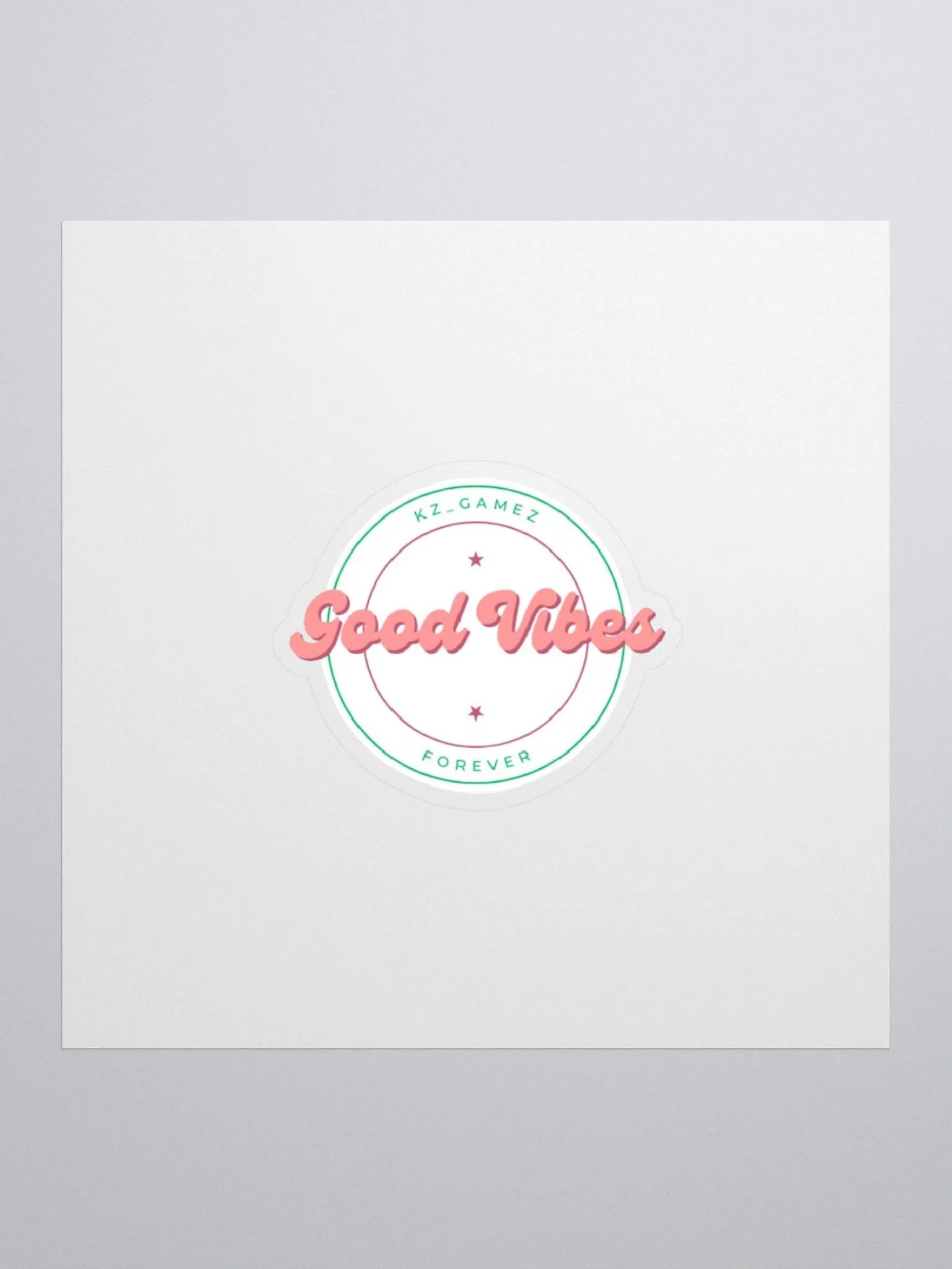 Christmas Sticker (GOOD VIBES) product image (1)