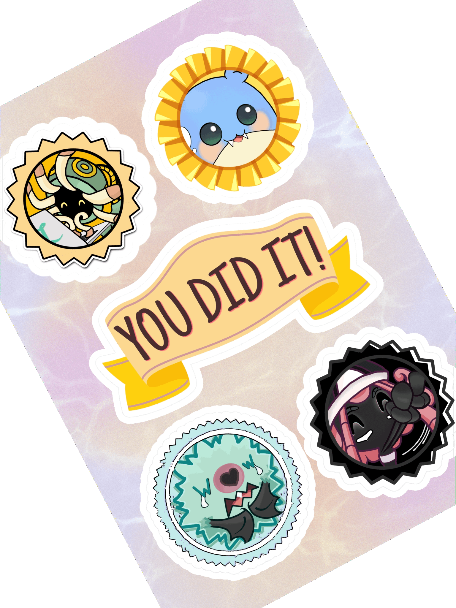 YOU DID IT! Sticker Sheet product image (1)