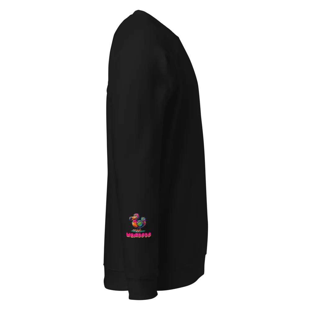 WEIRDODO Unisex Organic Raglan Sweatshirt product image (1)