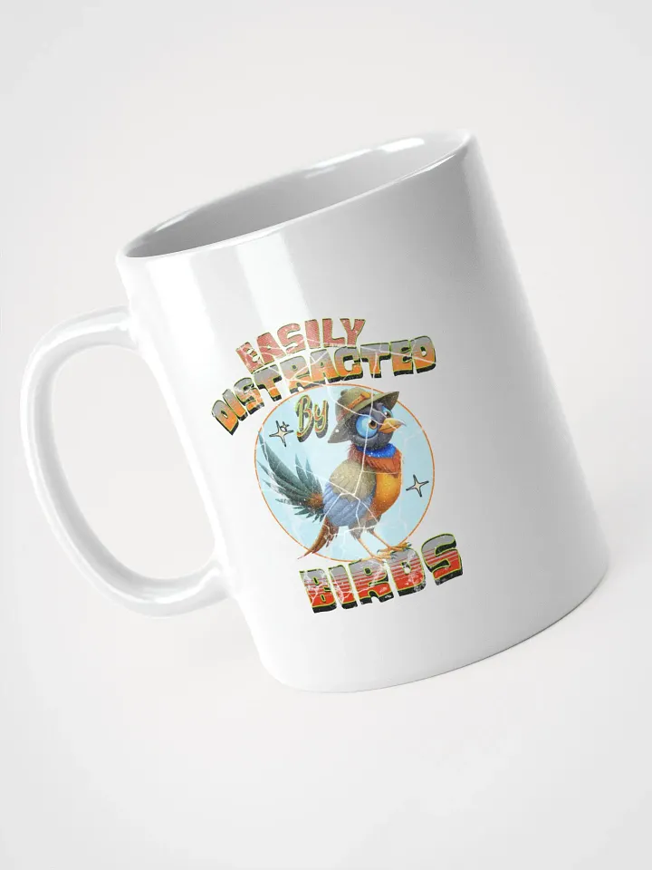 Easily Distracted By Birds Whimsical Mug product image (2)