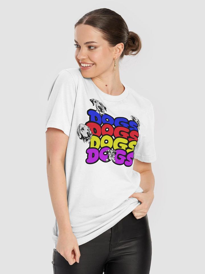 Vibrant Dog Faces Unisex T-Shirt product image (37)
