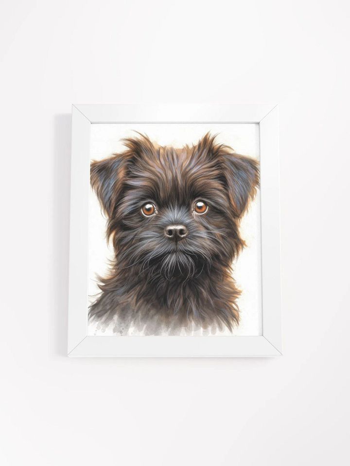 Affenpinscher Puppy Portrait Watercolor Wall Art product image (1)
