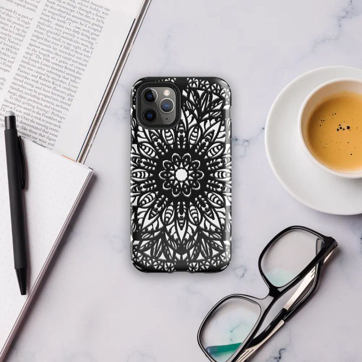 Monochrome Mandala Phone case product image (2)