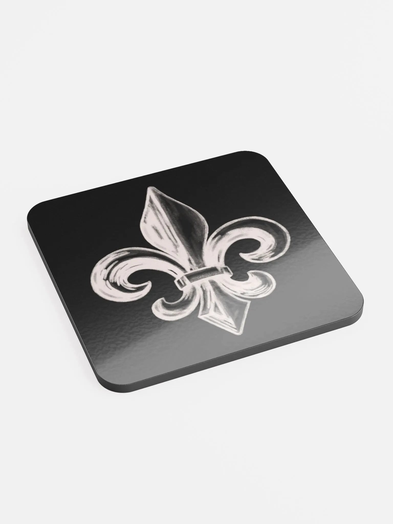 Fleur De Lis Invert Colors Coaster product image (2)