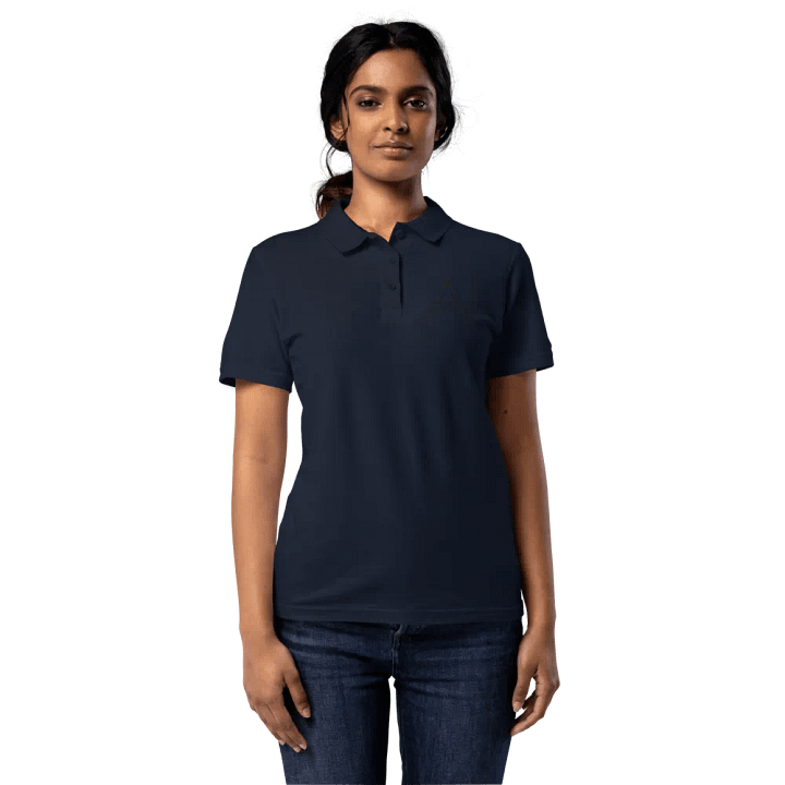 Ladies Polo Shirt (Black embroided logo) product image (1)