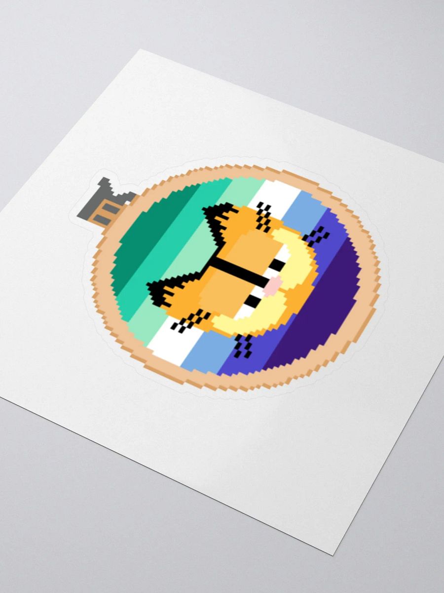 Garfield cross stitch sticker (gay) product image (3)