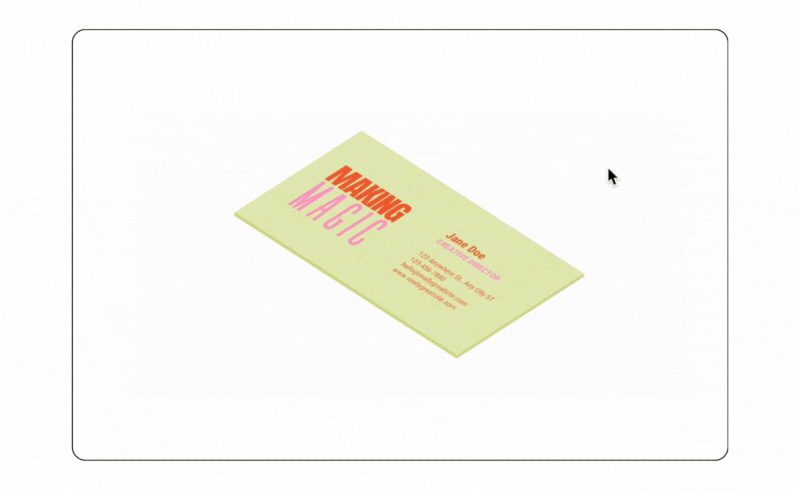 3d Business Card product image (1)