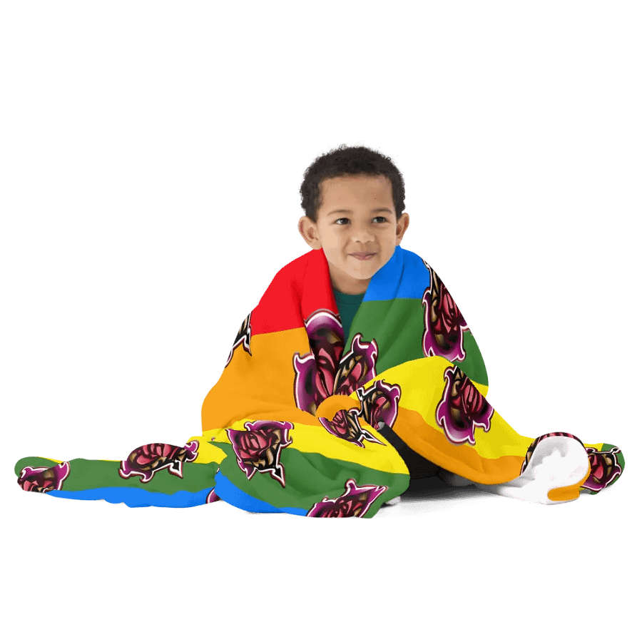 Zagarose Rainbow Throw Blanket product image (12)