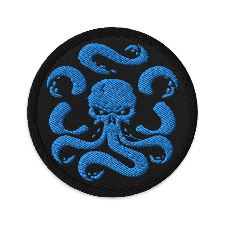 Basic Blue Embroidered Patch product image (1)