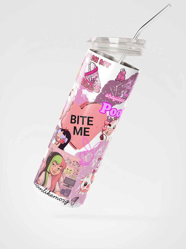Pookies pink collage tumbler product image (2)